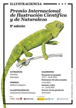 Cartel del IX Premio Illustraciencia