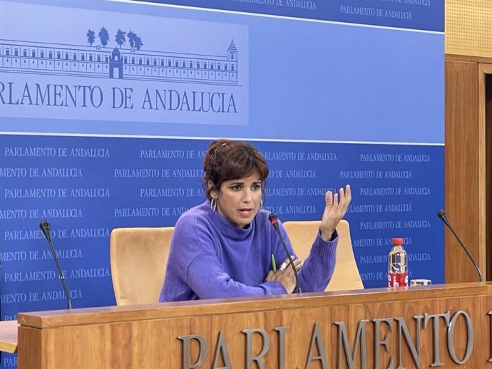 Archivo - La parlamentaria andaluza Teresa Rodríguez, en una imagen de archivo. 
