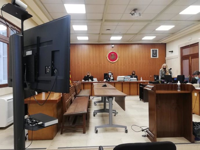 Sala de la sección segunda de la Audiencia Provincial de Baleares. 