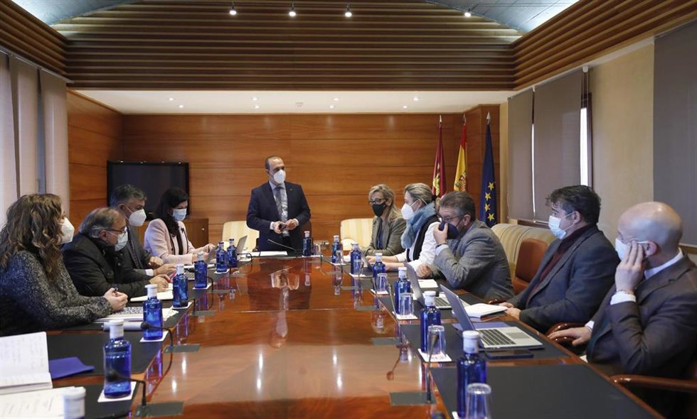Reunión Junta y Mesa de las Cortes