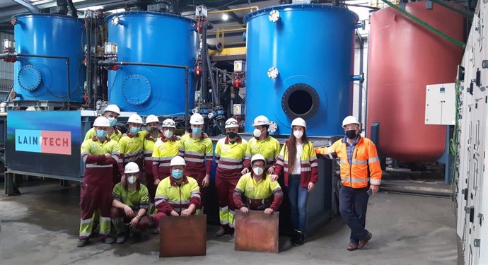 Archivo - Huelva.- Atalaya presenta 'E-LIX', una nueva tecnología para producir cobre puro en Riotinto