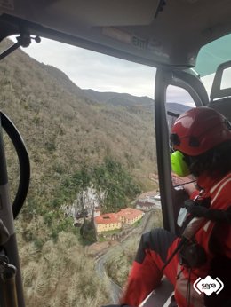 Rescate de montaña en Covadonga.