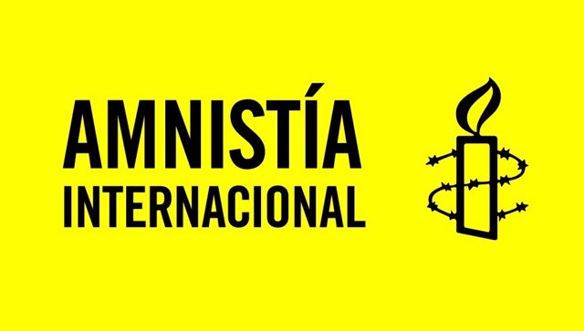 Archivo - Logo de la organización Amnistía Internacional.