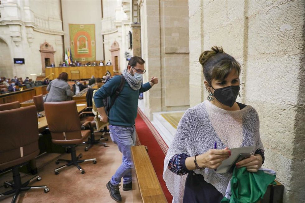 Archivo - La diputada autonómica y portavoz de Adelante Andalucía, Teresa Rodríguez, en una imagen de archivo.