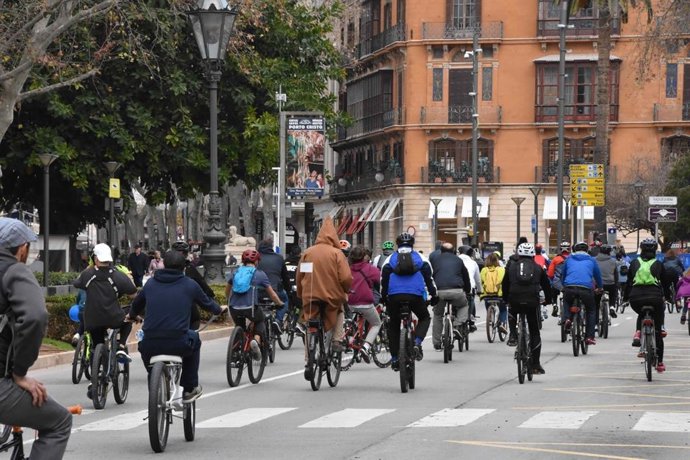 Celebración de la Diada Ciclista en Palma.