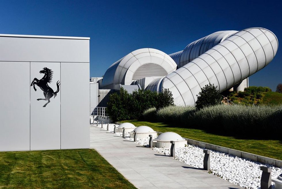 Archivo - Túnel de viento en la planta de Ferrari en Maranello (Italia)