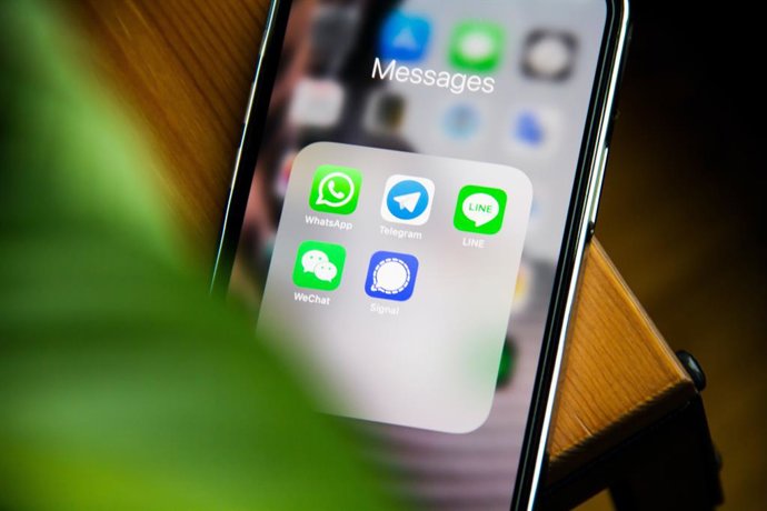 Iconos de varias aplicaciones de mensajería