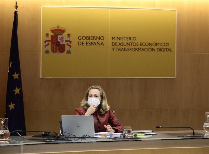 La vicepresidenta primera, Nadia Calviño.