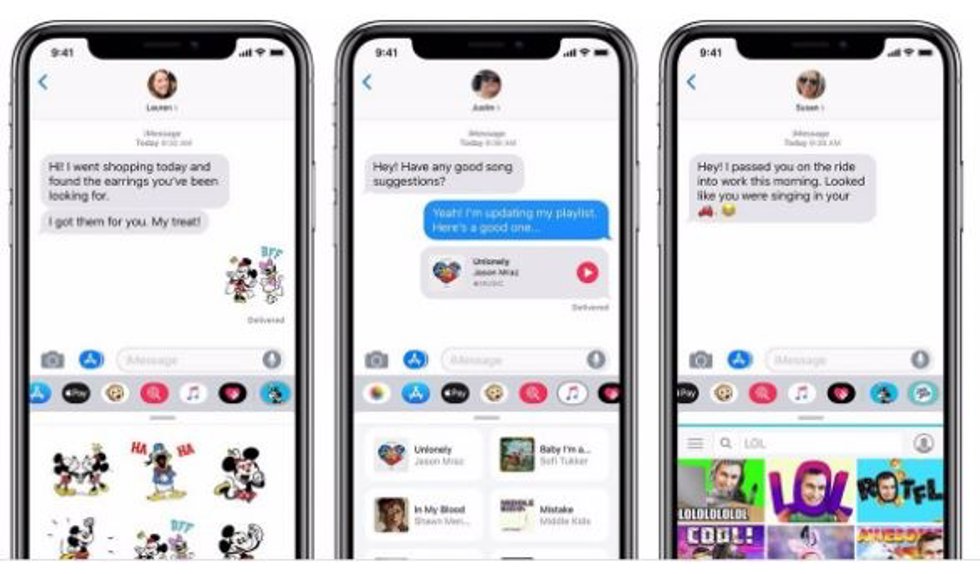 Aplicación iMessage