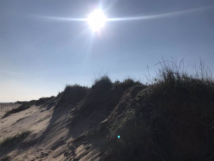Imagen de archivo de sol en la playa