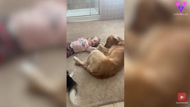 Una niña con discapacidad y su mascota son mejores amigos