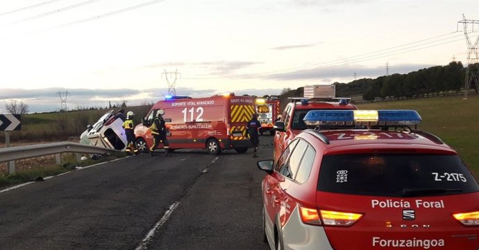 Imagen del accidente.