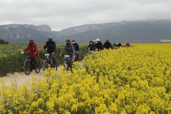 Apertura de la ruta ciclable en Metauten la pasada primavera