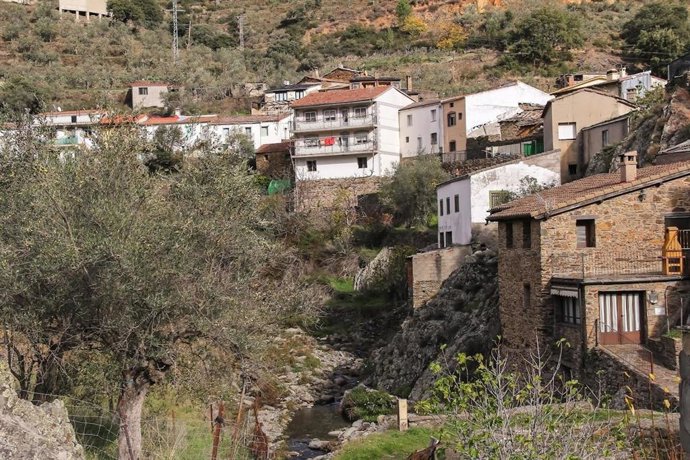 Panorámica de Casares de las Hurdes