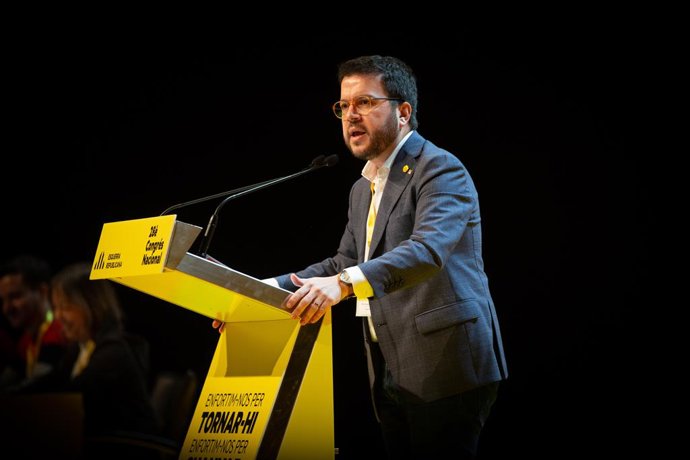 Archivo - Arxiu - El president de la Generalitat, Pere Aragons