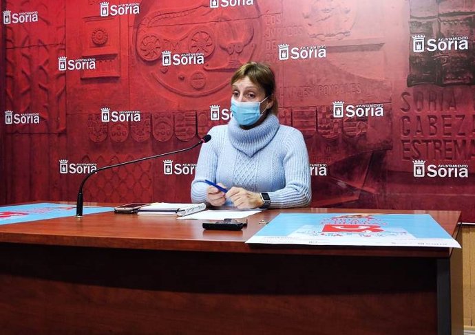 La concejal de Comercio y Turismo de Soria, Yolanda Santos, hace balance de la campaña Soria Bonos.