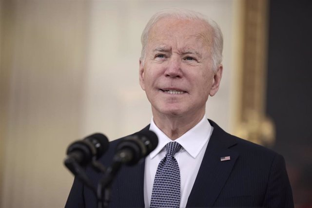 Archivo - Joe Biden, presidente de Estados Unidos, en una comparecencia en la Casa Blanca