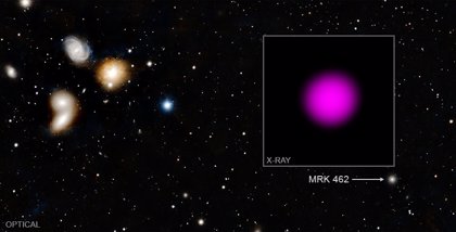 Un 'mini' agujero negro supermasivo ilustra cómo crecen los más grandes