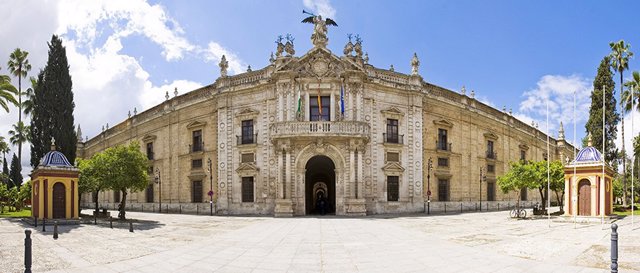 Archivo - Imagen de archivo de la sede central de la Universidad de Sevilla, en la Fábrica de Tabacos.