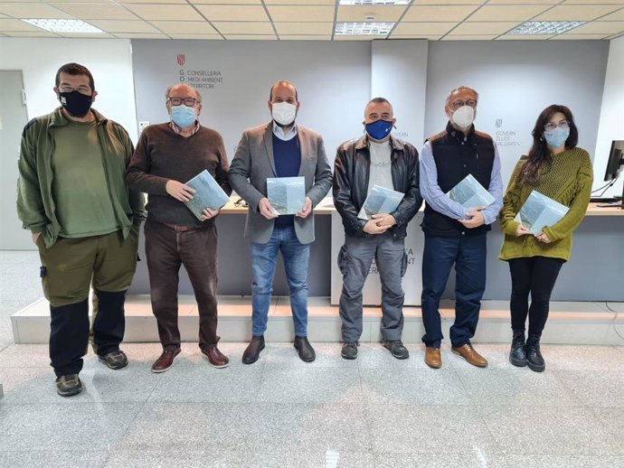 Presentación del libro 'La vegetació de Mallorca i Cabrera' en la Conselleria de Medio Ambiente y Territorio.