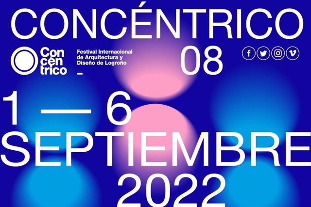 Concéntrico 08 será del 1 al 6 de septiembre de 2022.