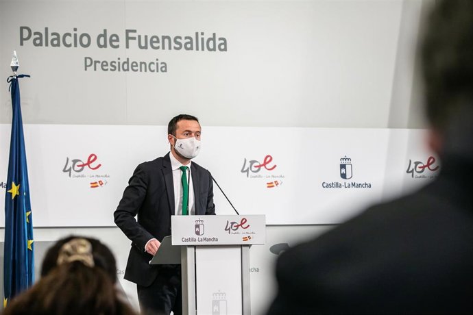 El consejero de Desarrollo Sostenible, Jose Luis Escudero, informa sobre los asuntos del Consejo de Gobierno relacionados con su departamento