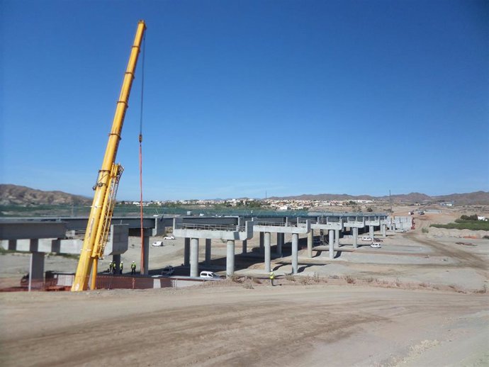 Archivo - Obras en la Autovía del Almanzora (Almería)