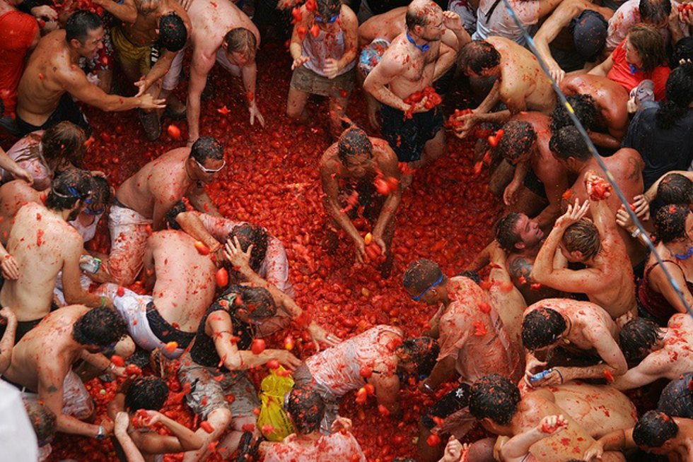 Archivo - Tomatina de Buñol 