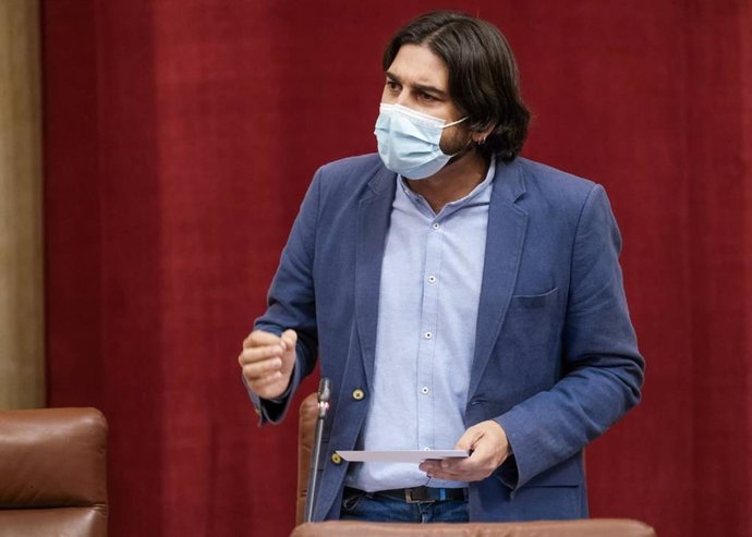 El diputado de Unidas Podemos por Andalucía (UPporA), Ismael Sánchez, en foto de archivo.