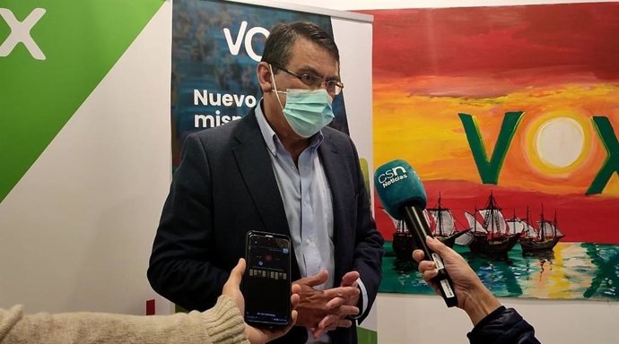 Archivo - El parlamentario andaluz de Vox por Huelva, Rafael Segovia.