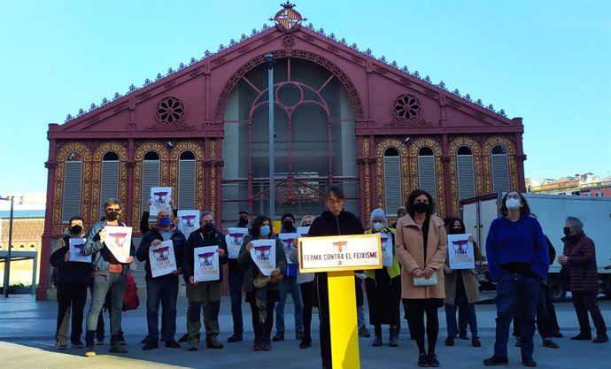Roda de premsa del grup de suport a Eullia Reguant