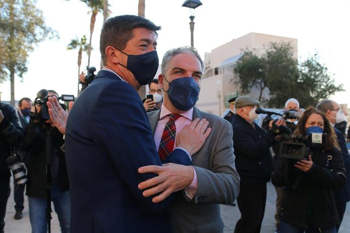El vicepresidente de la junta, Juan Marín, en Almería