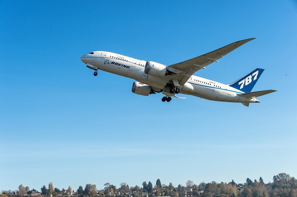 Archivo - Avión Boeing