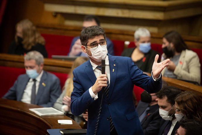 Archivo - Arxiu - El vicepresident del Govern i conseller de Territori i Polítiques Digitals, Jordi Puigneró