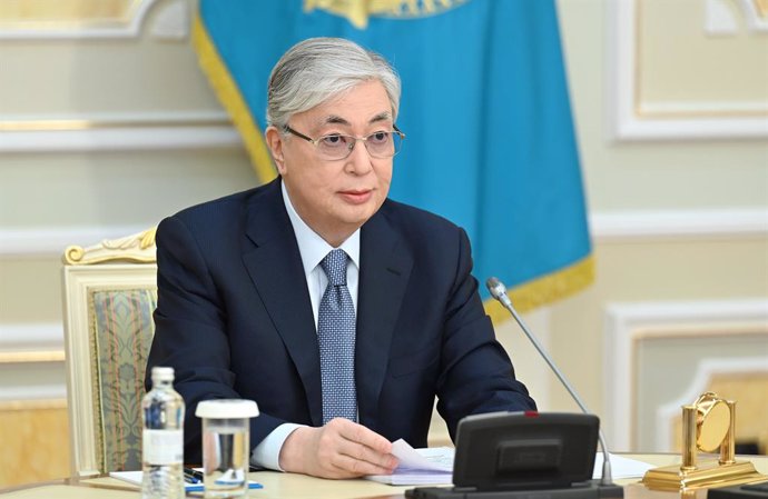 El presidente de Kazajistán, Kasim Jomart Tokayev