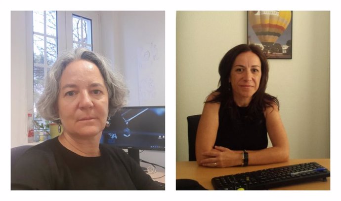 Las investigadoras Belén Sanz (ISCIII) y Carmen Vives-Cases