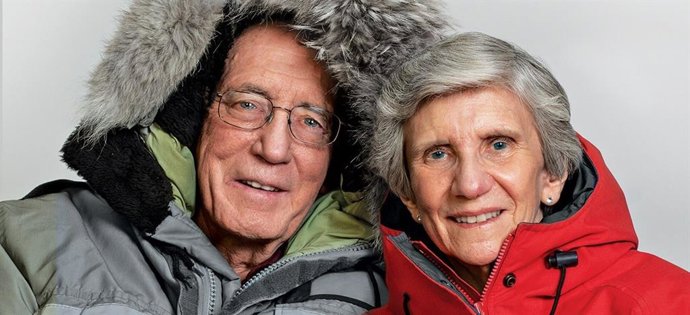 Los paleoclimatólogos Lonnie Thompson y Ellen Mosley-Thompson.