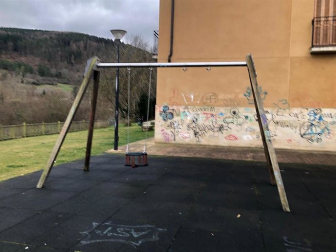 Parque infantil en Ezcaray