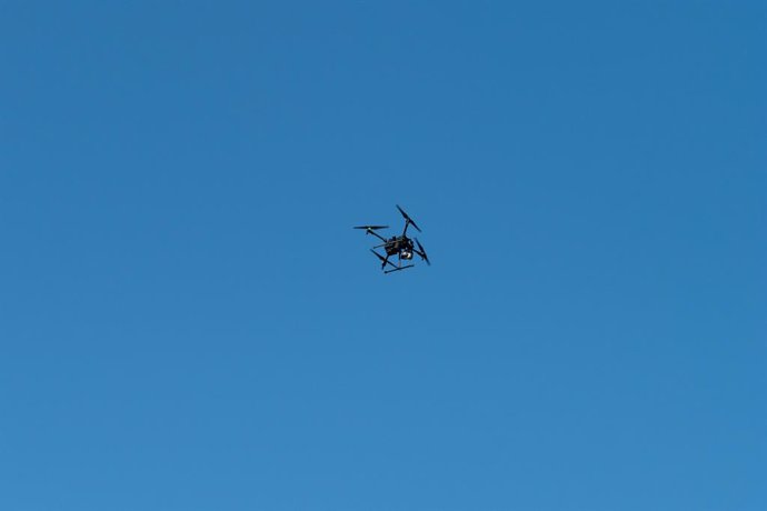 Archivo - Imagen de un dron