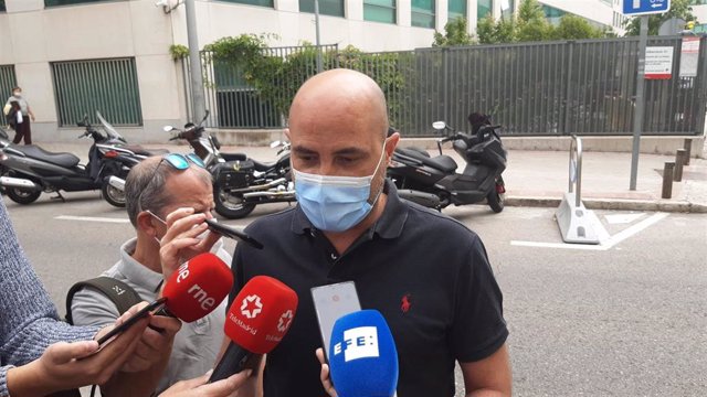 Archivo - El alcalde de Colmenar, Jorge García Díaz, a su llegada a los juzgados de lo Penal de Madrid