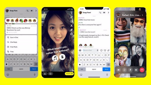 Snapchat presenta nuevas herramientas