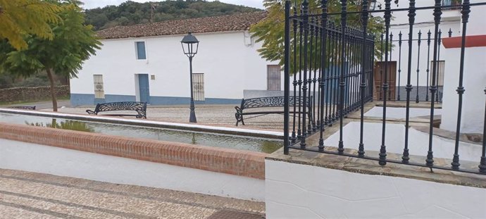 Plaza de España de Hinojales (Huelva).