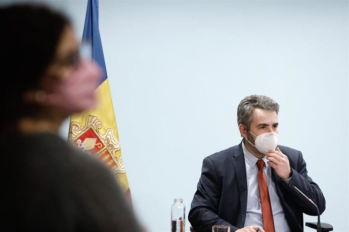 El ministro Portavoz y de Finanzas de Andorra, Eric Jover