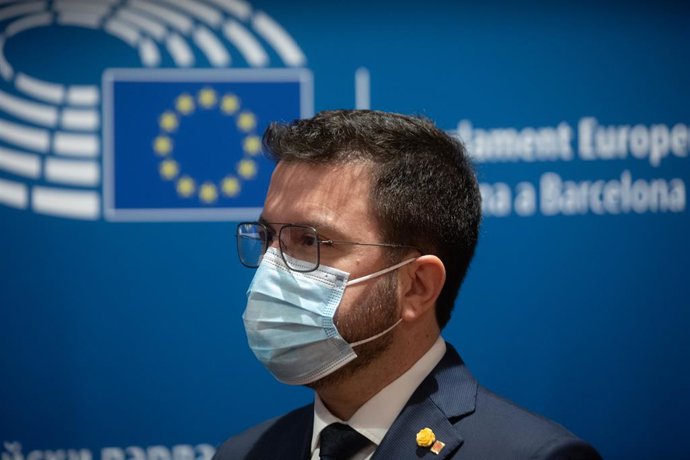 El president de la Generalitat de Catalunya, Pere Aragons