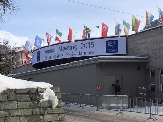 Archivo - Foro de Davos, Suiza