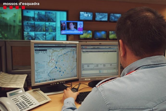 Un agent de sala dels Mossos d'Esquadra