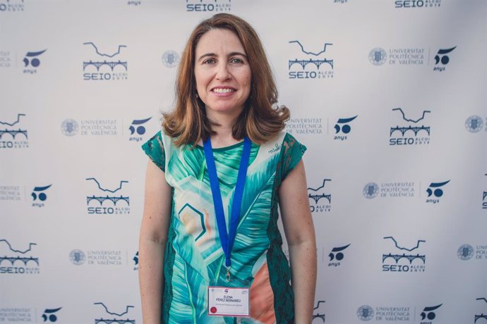 La profesora Elena Pérez Bernabeu, del Departamento de Estadística e Investigación Operativa Aplicadas y Calidad de la UPV