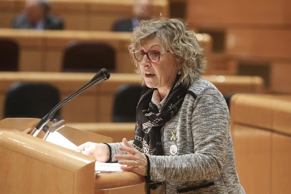 Archivo - La diputada d'Esquerra Republicana, Mirella Corts Gs, al Senat.