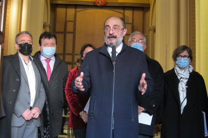 El presidente de Aragón, Javier Lambán.
