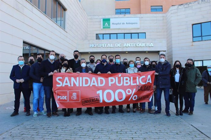 PSOE constituye la Plataforma en Defensa de la Salud Públicaen la comarca de Antequera